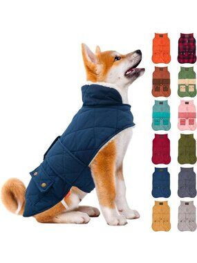 Waterproof Windproof Puffer Jacket for Small Dogs - Cozy Dog Coat, Warm